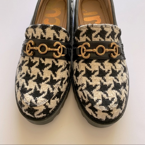 Circus Sam Edelman Deana Bit Lug Houndstooth Loafer - Picture 3 of 8